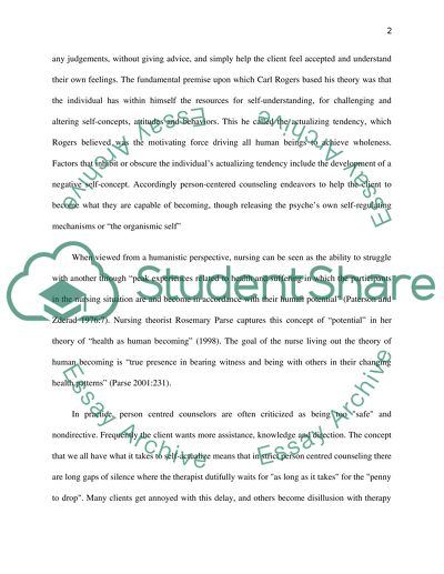 Theoretical Approaches to Counselling