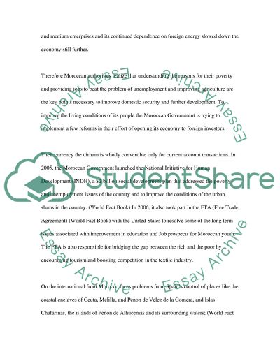 Globalization in Morocco