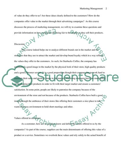 The Course Marketing Management