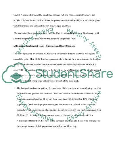 Millennium Development Goals