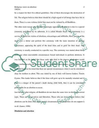 Religious Views on Abortion