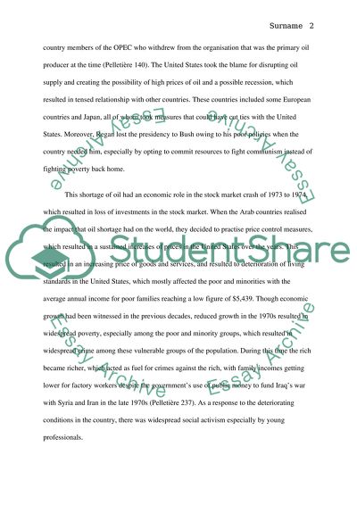 Role of Oil in the History of the United States