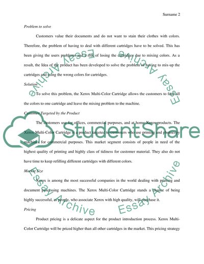 Invention of a New Product