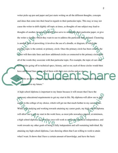 Laying Out the Topic: Proofreading and Prewriting