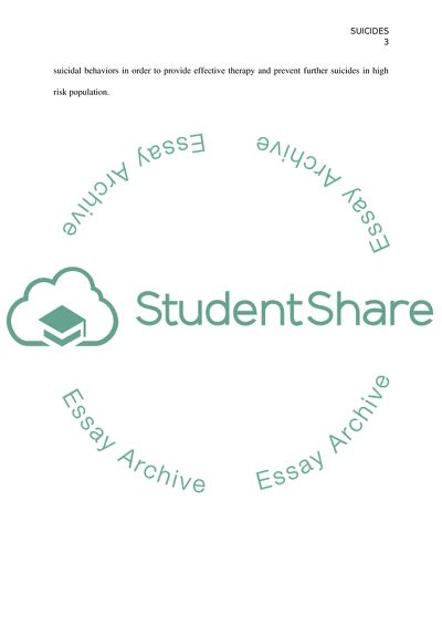 Why Do People Commit Suicide