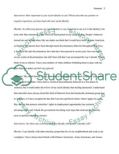 Unpleasant Experience due to Race