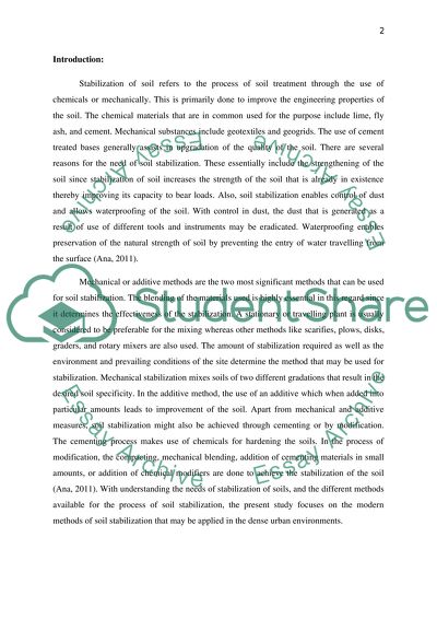 Modern soil stabilization methods in condition of a dense urban environment