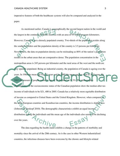 Canada Healthcare System