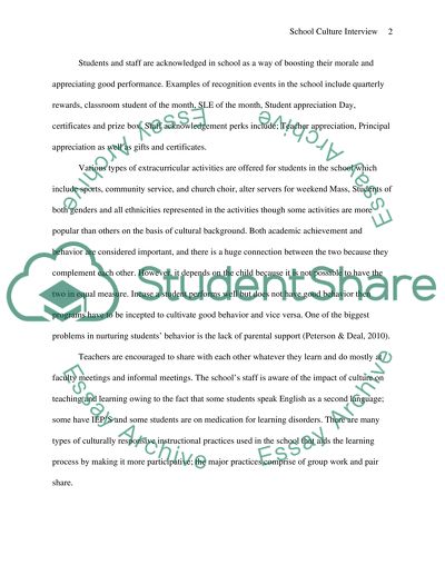 Sample interview paper picture