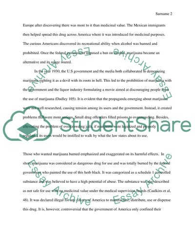 Issues in Legalizing Marijuana