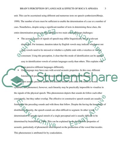 Brains Perception of Language Effects