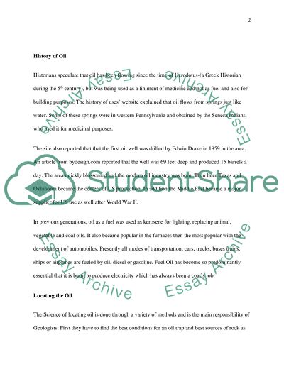 Oil like Natural Gas