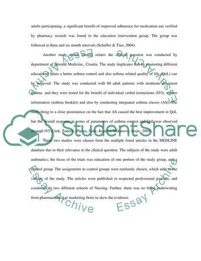 Improved Asthma Control