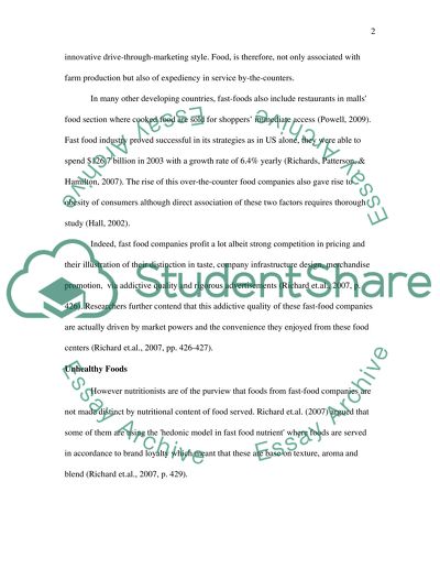 How Unhealthy Fast Food Is