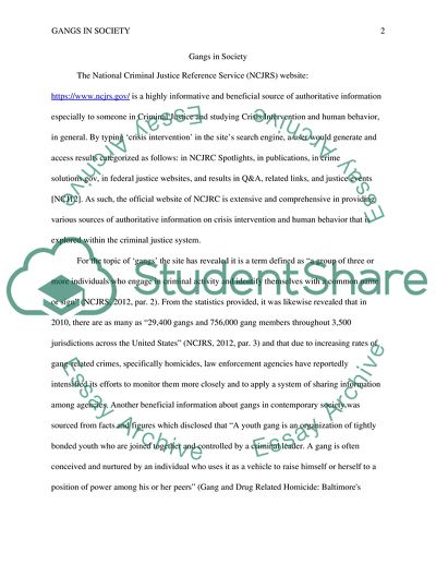 The National Criminal Justice Reference Service