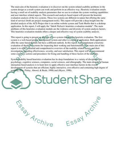 Heuristic Evaluation Technique