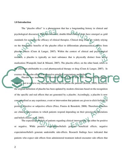Placebo Effect