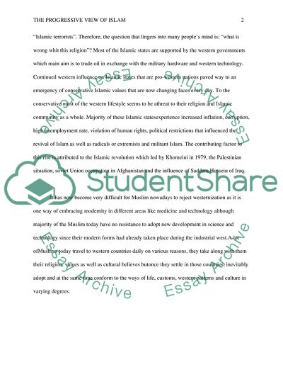 The Progressive View of Islam