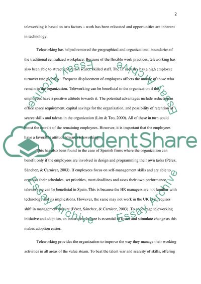 Pros and Cons of Telework from the Employers Perspective