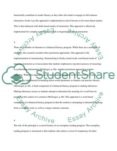 Language and Literacy Programs