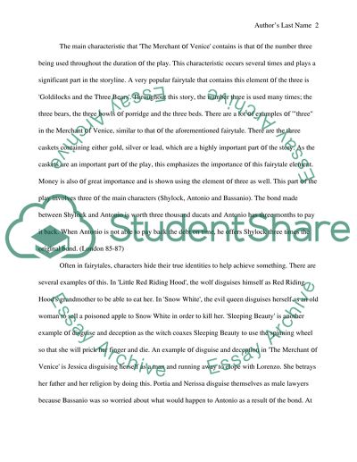 Merchant Of Venice by Shakespeare