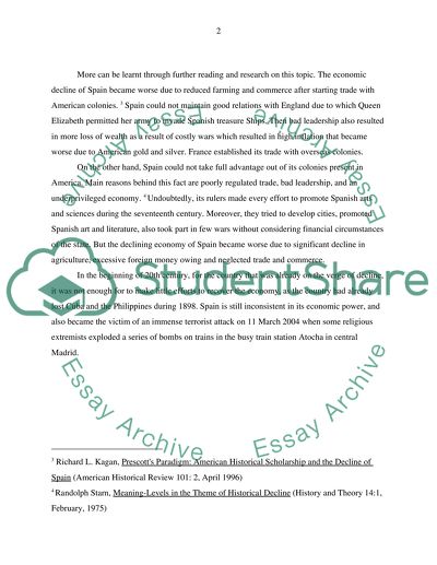 The Decline of Spain