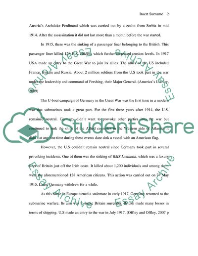 History: World War I and II