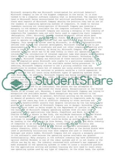 Monopoly reflection paper image