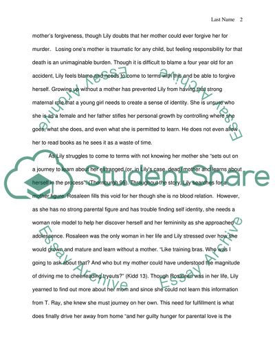 Issues of Responsibility and Forgiveness in the Secret Lives of Bees