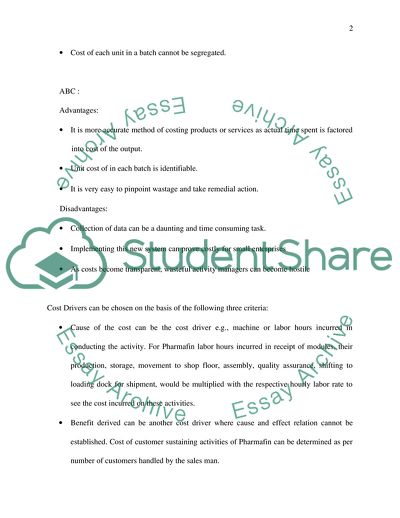 Activity Based Costing and Job Order Costing Systems