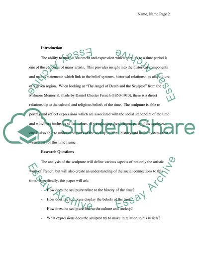 The Angel of Death and the Sculptor