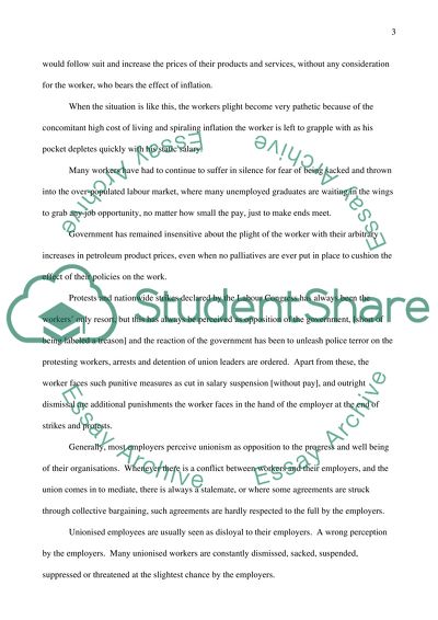 Union Effects on Employee Relation in Great Britain