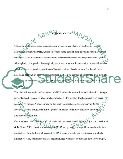 The Increasing Prevalence of MRSA Skin Infections in the General Population