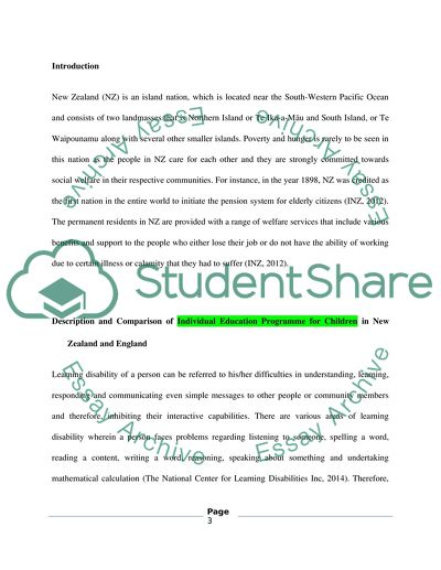 New Zealand Policies Supporting Disabled Children