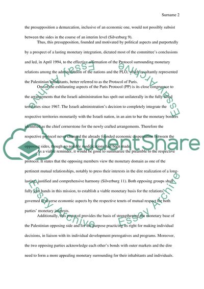 The Contemporaty Middle East is the class The paper is the development of Israel and Palestine