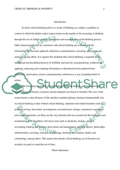 Critical Thinking as The Intellectual and Disciplined Process