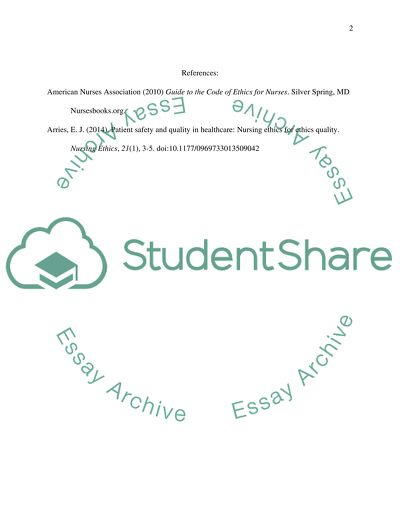 Nursing Code of Ethics