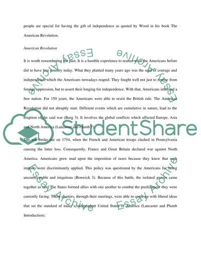 The American Revolution