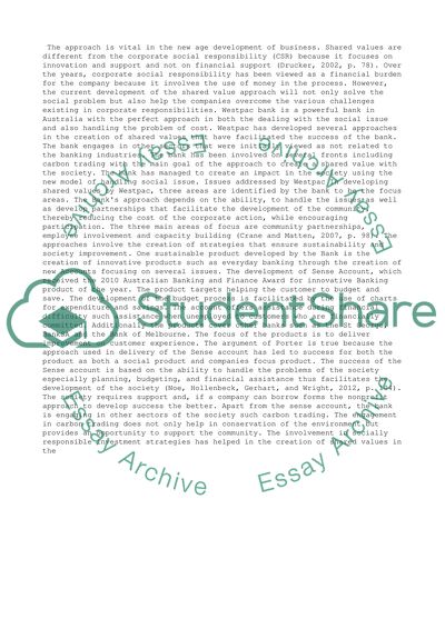 Issues Addressed by Westpac