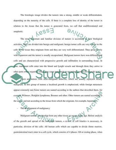 Environmental Influences on Tumor Development and Spread