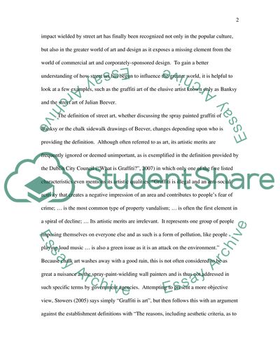 Street Art is a style and an influence