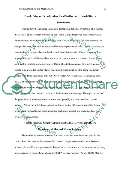 Female Prisoner Impregnated by Correctional Officers