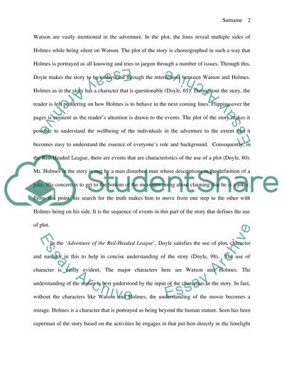 literary analysis essay sherlock holmes