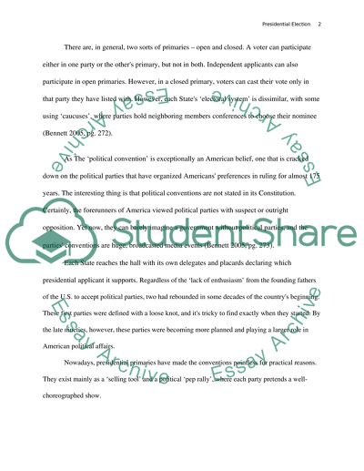 Government and Politics - Presidential Election