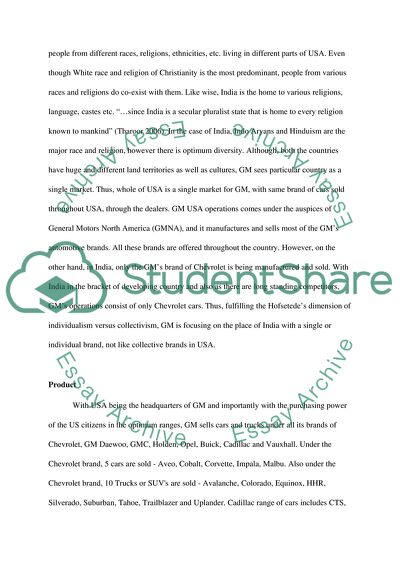 Culture on General Motors