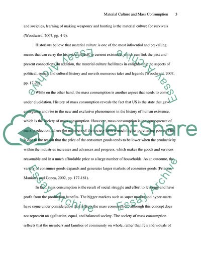 The Term Material Culture and the Association of Artifacts and Social Relations of the Individual