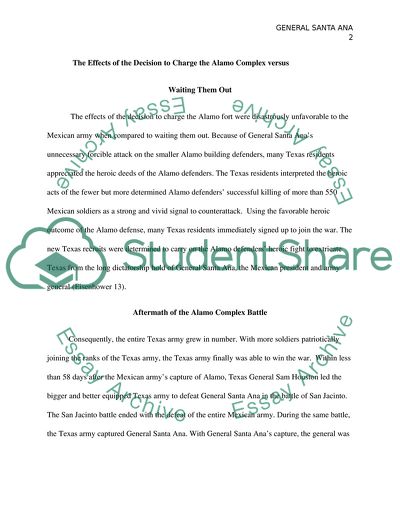 Rethinking The Nature of War: Santa Ana of Mexico