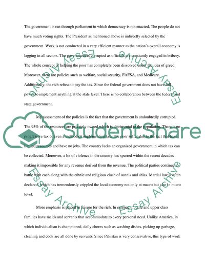 Work and Life Policies and Legislation of Pakistan