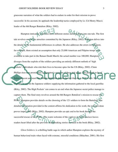 Review on Ghost Soldiers