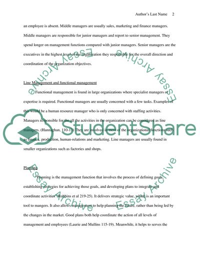 Thinking Skills and General Management